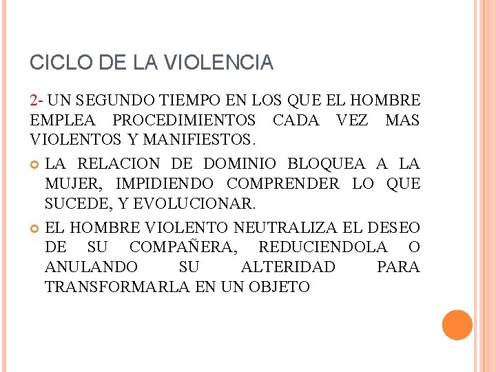 CICLO DE LA VIOLENCIA 2 - UN SEGUNDO TIEMPO EN LOS QUE EL HOMBRE