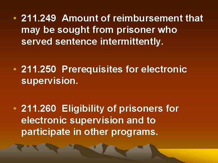  • 211. 249 Amount of reimbursement that may be sought from prisoner who