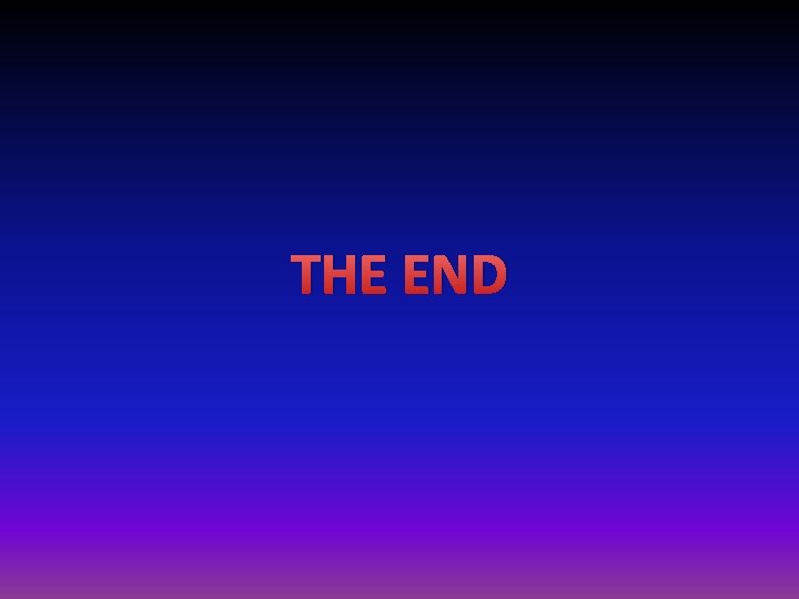 THE END 