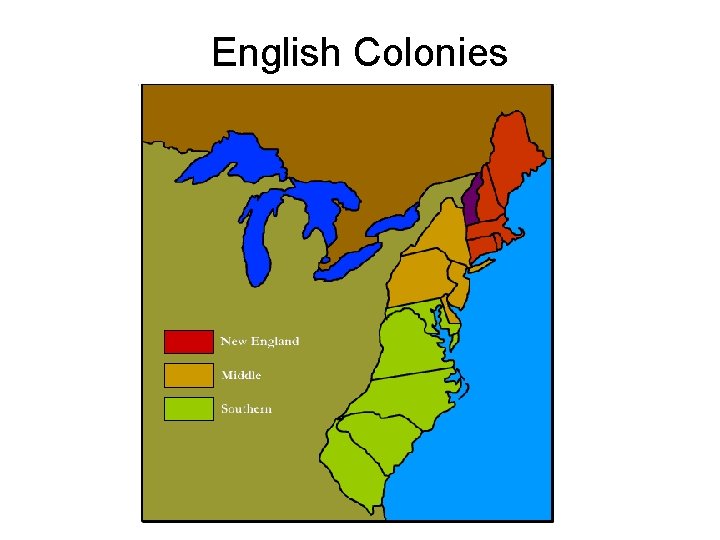 English Colonies 