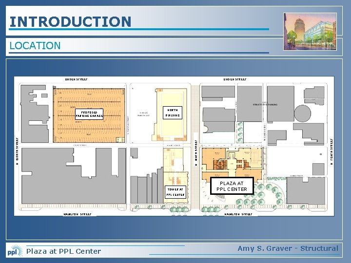 INTRODUCTION LOCATION LINDEN STREET NORTH N. NINTH STREET N. TENTH STREET BUILDING N. EIGHTH