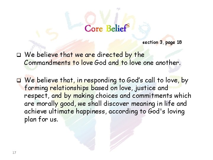 s section 3, page 18 17 q We believe that we are directed by s section 3, page 18 17 q We believe that we are directed by