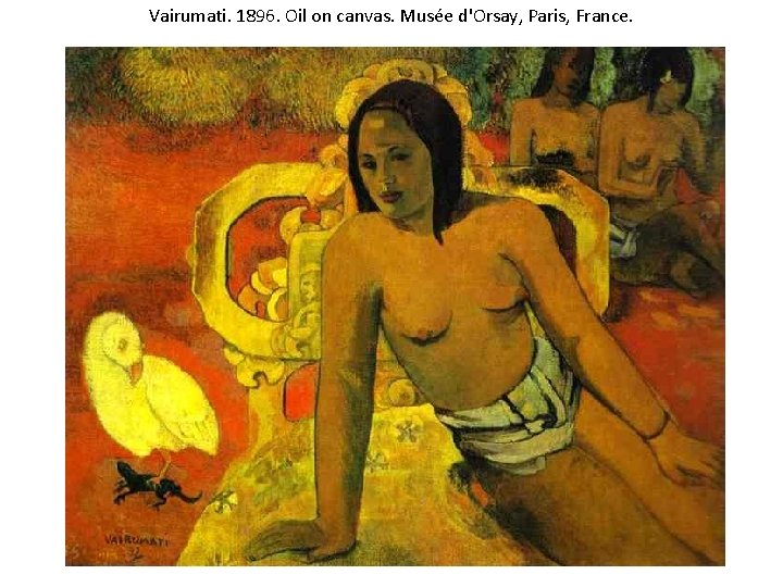 Vairumati. 1896. Oil on canvas. Musée d'Orsay, Paris, France. 