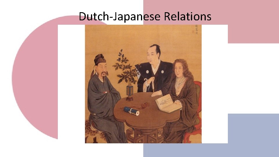 Dutch-Japanese Relations 