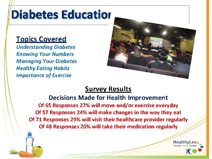 Diabetes Education Topics Covered Understanding Diabetes Knowing Your Numbers Managing Your Diabetes Healthy Eating