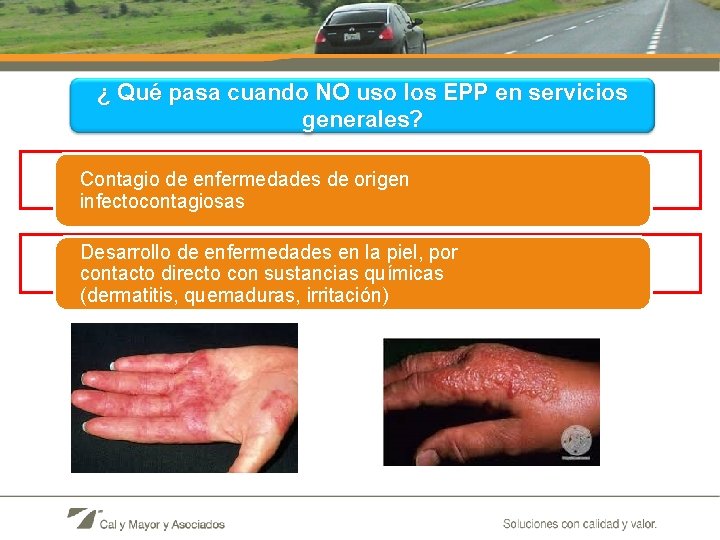 ¿ Qué pasa cuando NO uso los EPP en servicios generales? Contagio de enfermedades