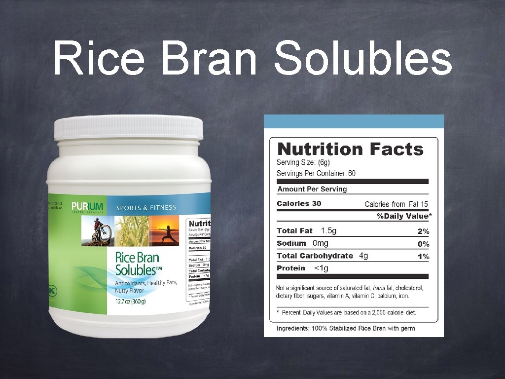 Rice Bran Solubles 