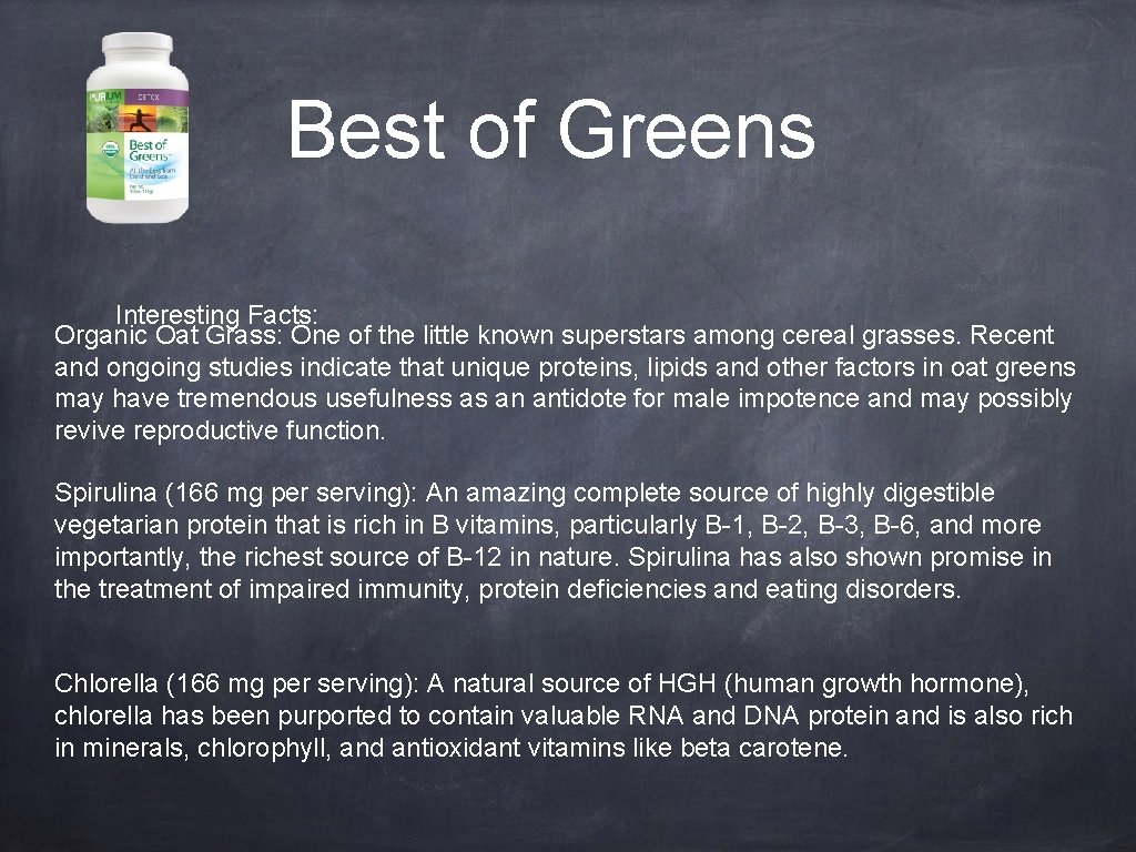 Best of Greens Interesting Facts: Organic Oat Grass: One of the little known superstars