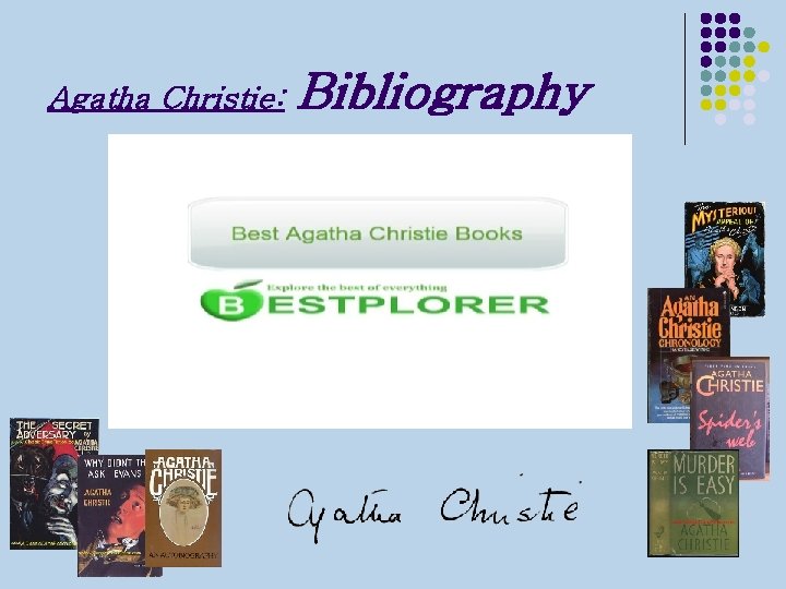 Agatha Christie: Bibliography 