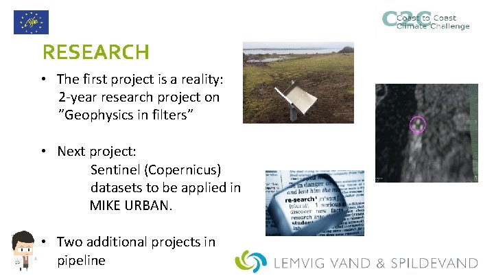 RESEARCH • The first project is a reality: 2 -year research project on ”Geophysics