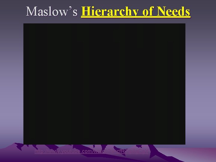 Maslow’s Hierarchy of Needs http: //www. youtube. com/watch? v=cf. R 7 qxtg. Cg. Y
