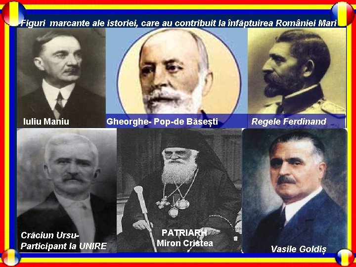 Figuri marcante ale istoriei, care au contribuit la înfăptuirea României Mari Iuliu Maniu Crăciun
