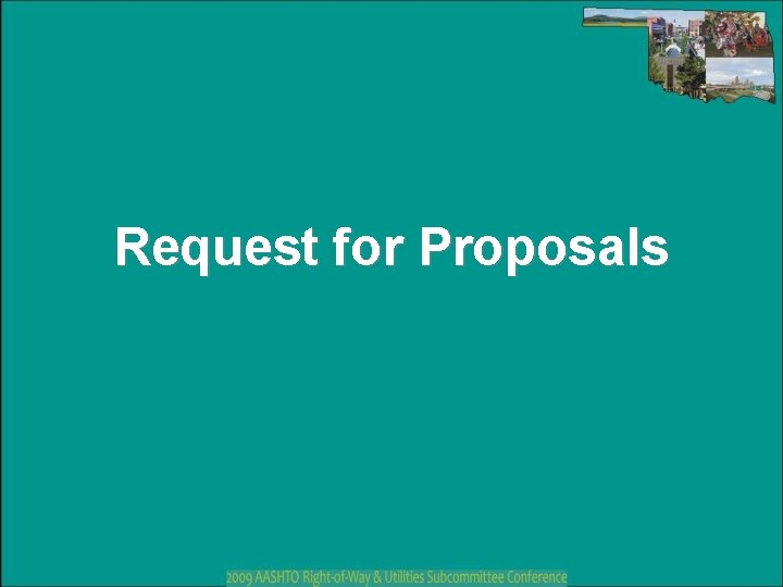 Request for Proposals 