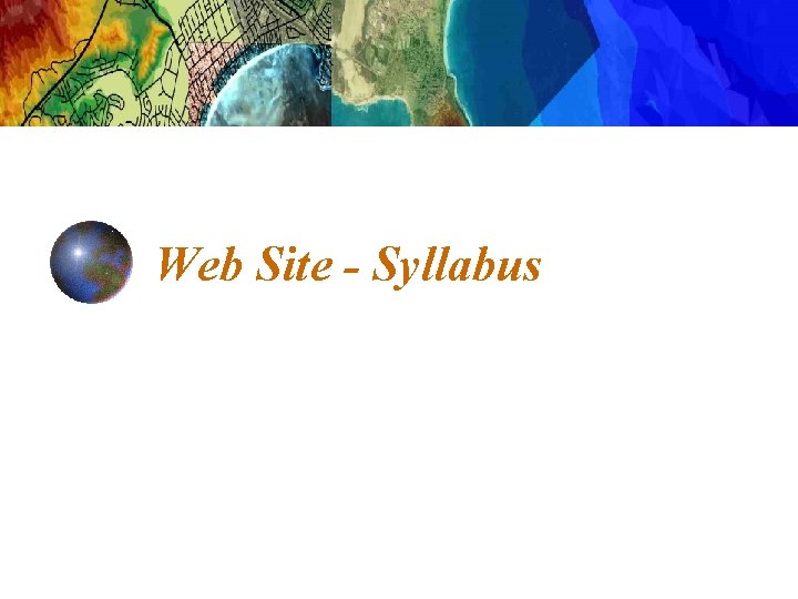 Web Site - Syllabus 