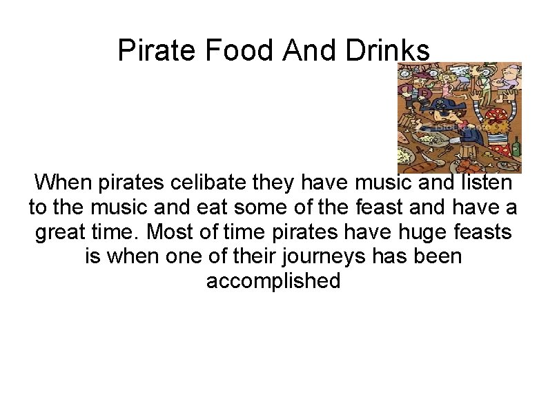 Pirate Food And Drinks Pirate Food And Drinks