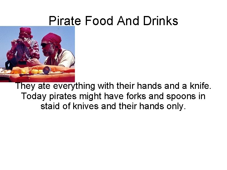 Pirate Food And Drinks Pirate Food And Drinks