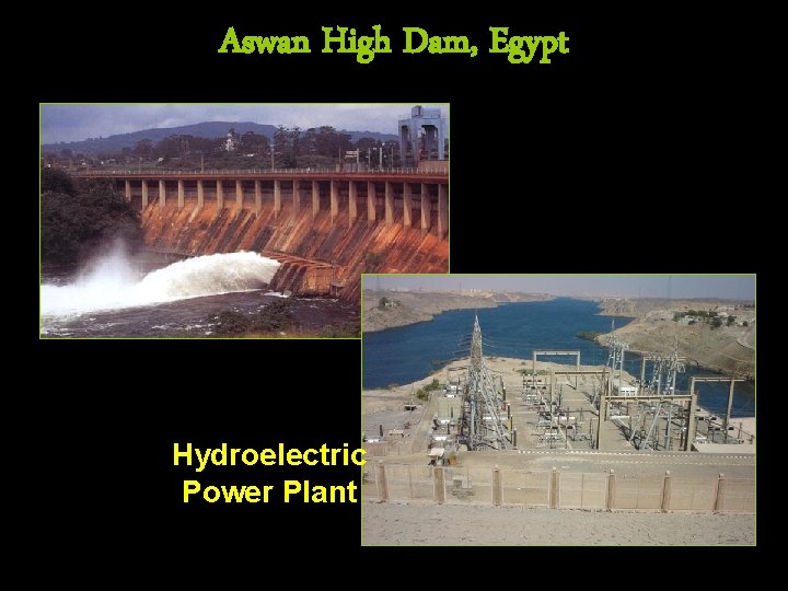 Aswan High Dam, Egypt Hydroelectric Power Plant 