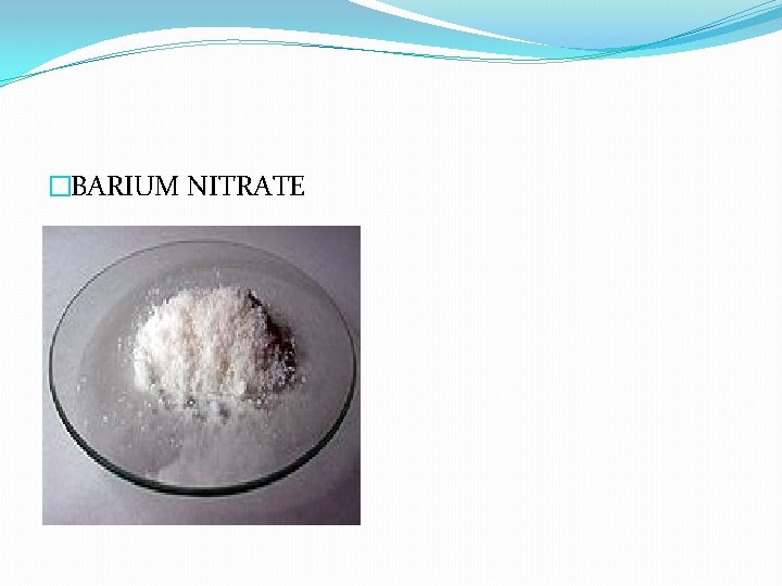 �BARIUM NITRATE 