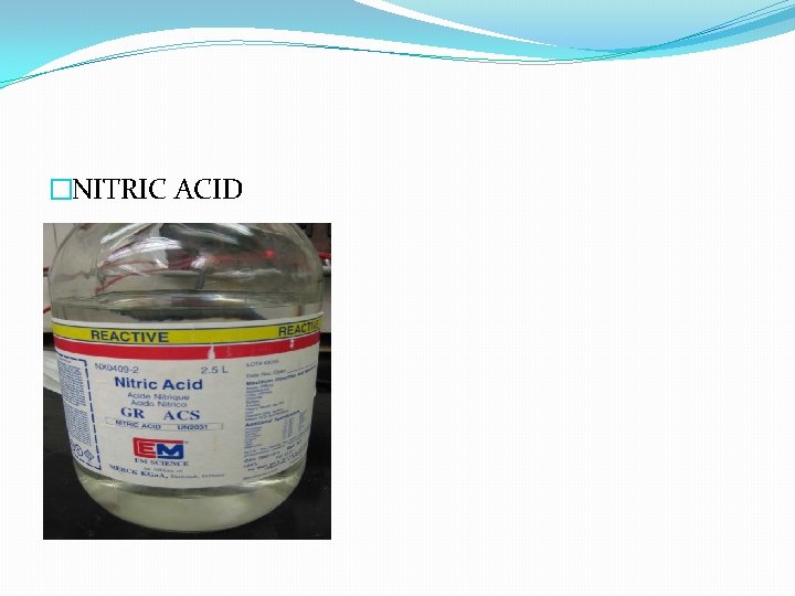 �NITRIC ACID 