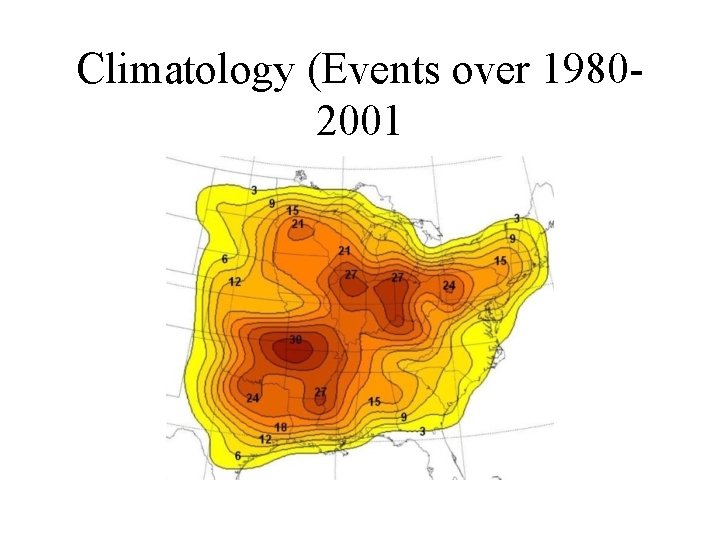 Climatology (Events over 19802001 