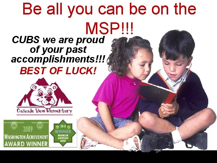 Be all you can be on the MSP!!! CUBS we are proud of your