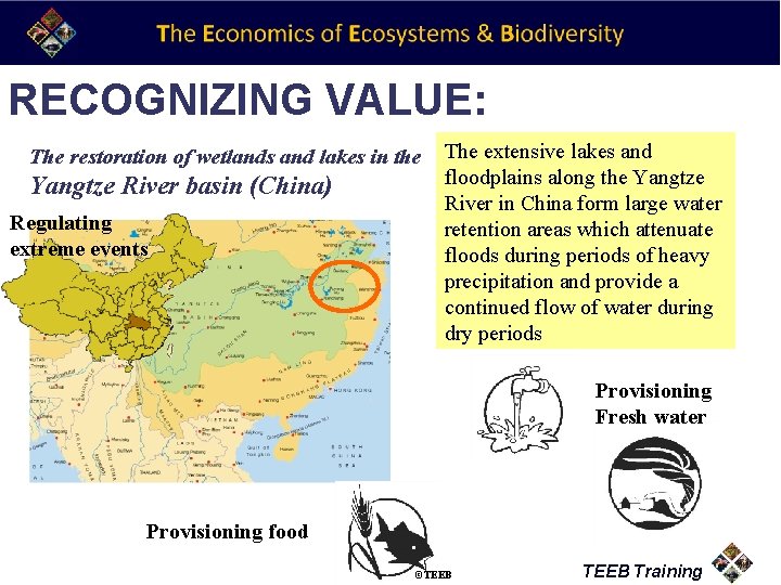 RECOGNIZING VALUE: The restoration of wetlands and lakes in the Yangtze River basin (China)