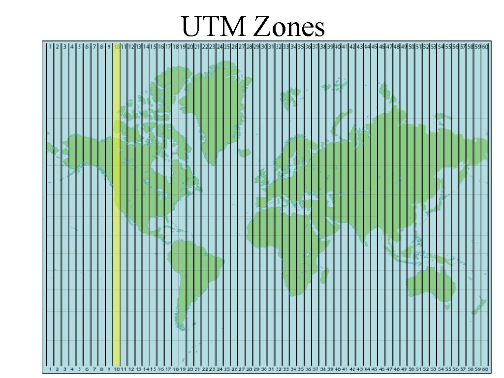 UTM Zones 