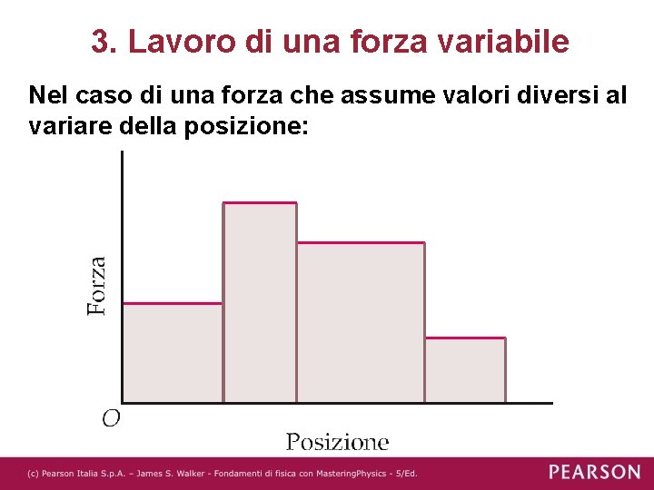 3. Lavoro di una forza variabile Nel caso di una forza che assume valori 3. Lavoro di una forza variabile Nel caso di una forza che assume valori