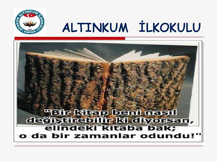 ALTINKUM İLKOKULU 