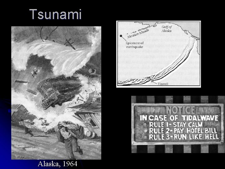 Tsunami Alaska, 1964 