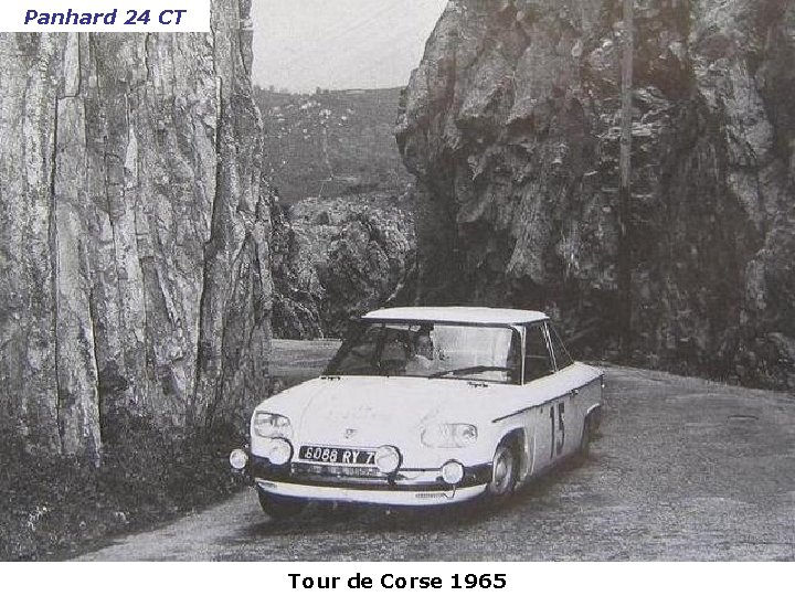 Panhard 24 CT Tour de Corse 1965 