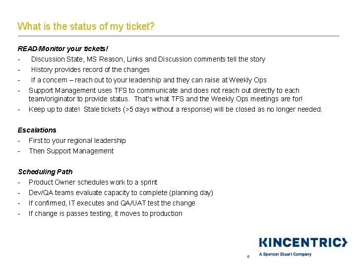 What is the status of my ticket? READ/Monitor your tickets! - Discussion State, MS