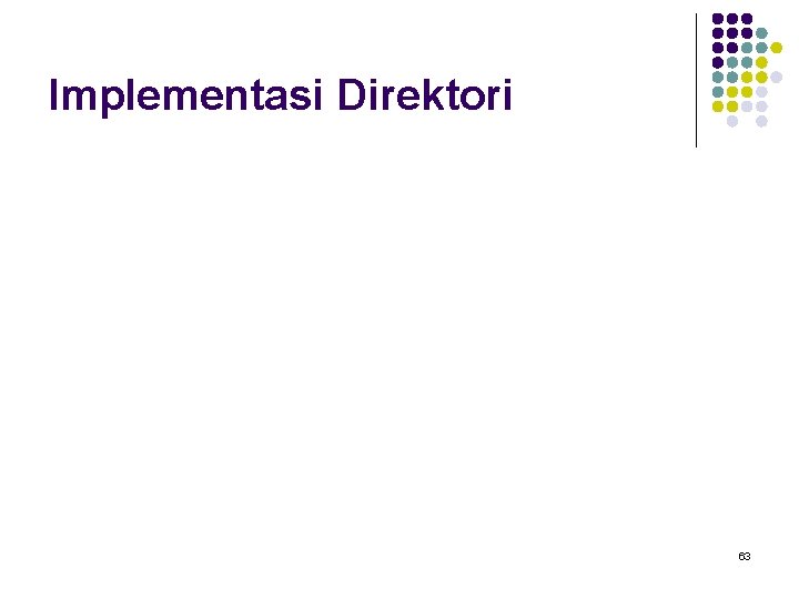 Implementasi Direktori 63 