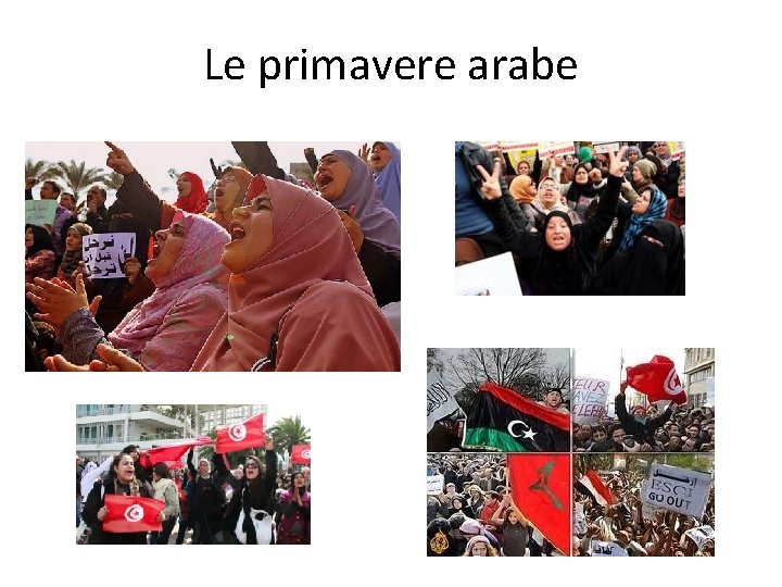 Le primavere arabe 