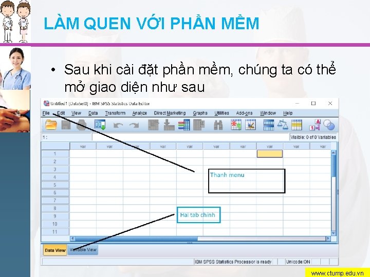 LÀM QUEN VỚI PHẦN MỀM • Sau khi cài đặt phần mềm, chúng ta