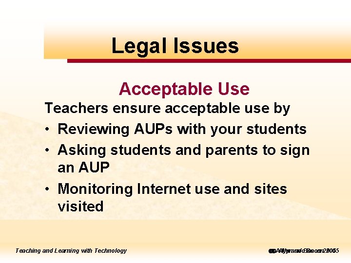 to to edit Legal Master Issues title style Acceptable Use Teachers ensure acceptable use