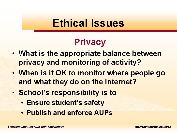 to to edit Ethical Master Issues title style Privacy • What is the appropriate