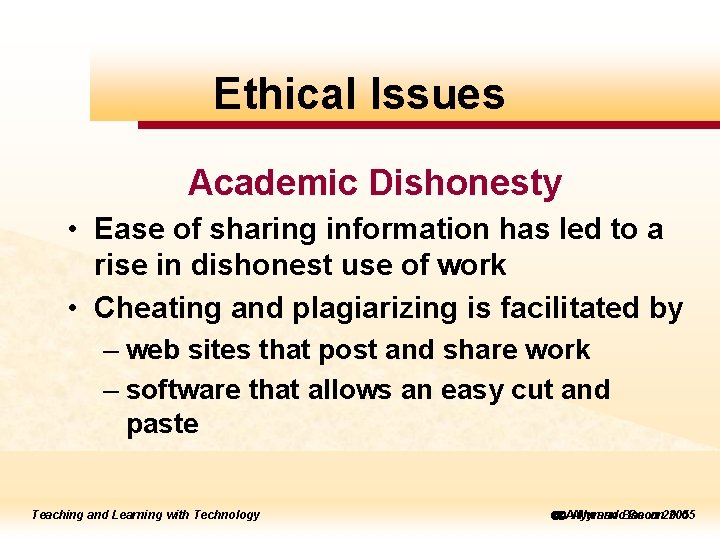 to to edit Ethical Master Issues title style Academic Dishonesty • Ease of sharing