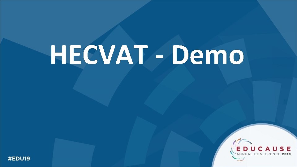 HECVAT - Demo 