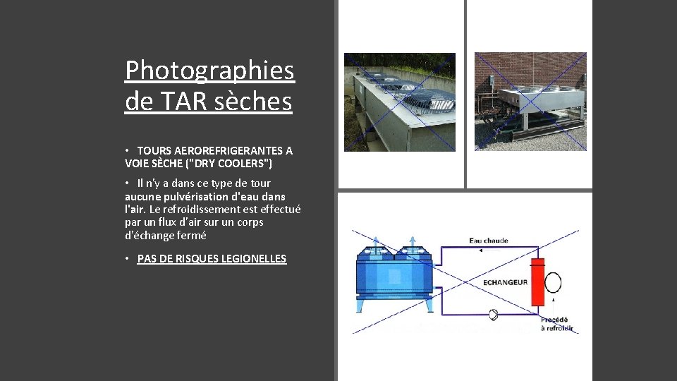 Photographies de TAR sèches • TOURS AEROREFRIGERANTES A VOIE SÈCHE ("DRY COOLERS") • Il