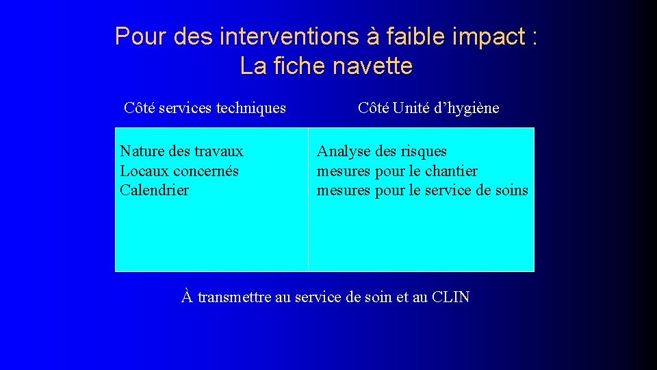 Pour des interventions à faible impact : La fiche navette Côté services techniques Nature