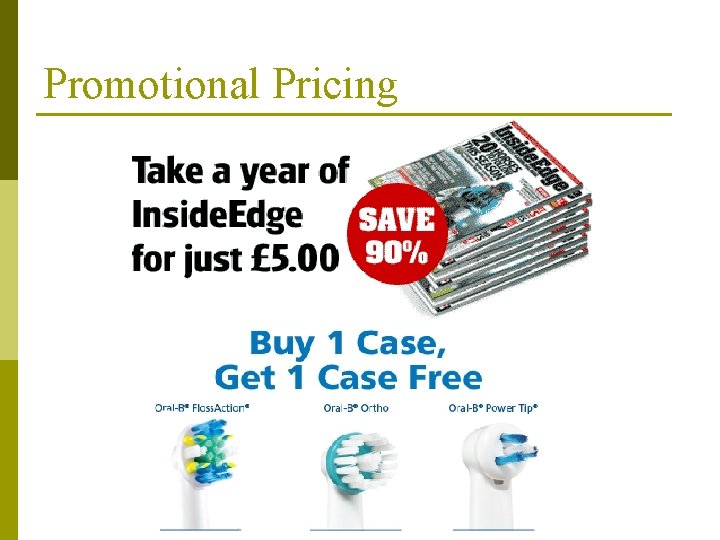 Promotional Pricing 