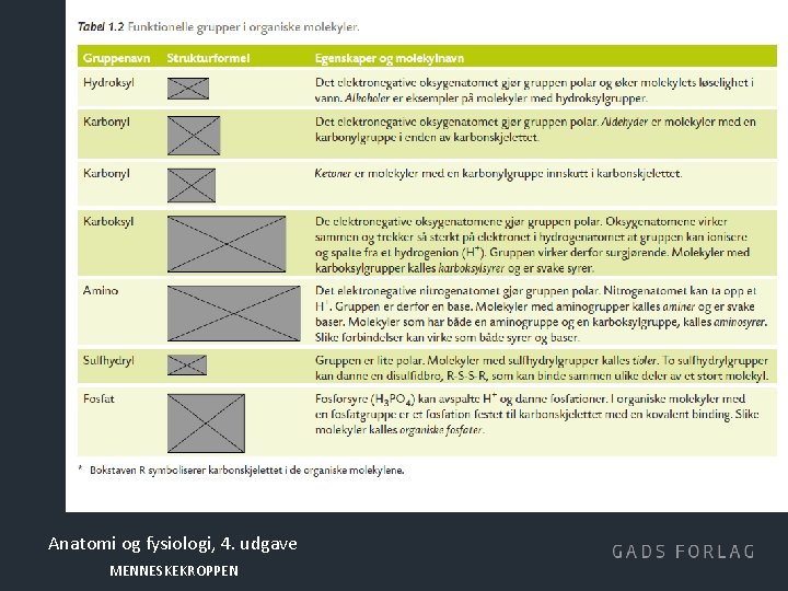 Anatomi og fysiologi, 4. udgave MENNESKEKROPPEN 