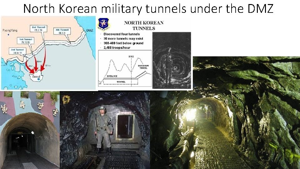 North Korean military tunnels under the DMZ 