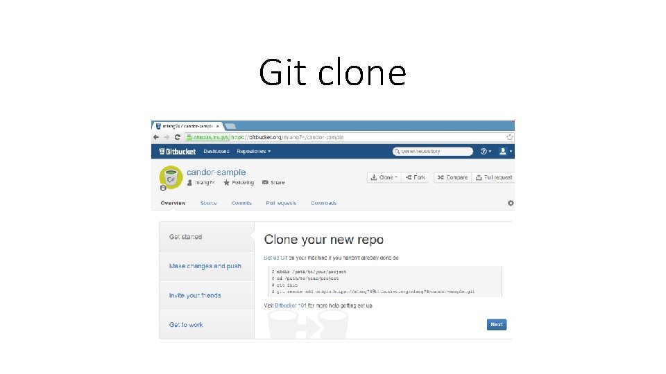 Git clone 