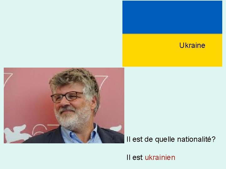 Ukraine Il est de quelle nationalité? Il est ukrainien 