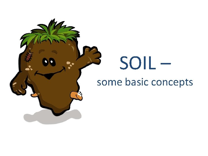 SOIL – some basic concepts 