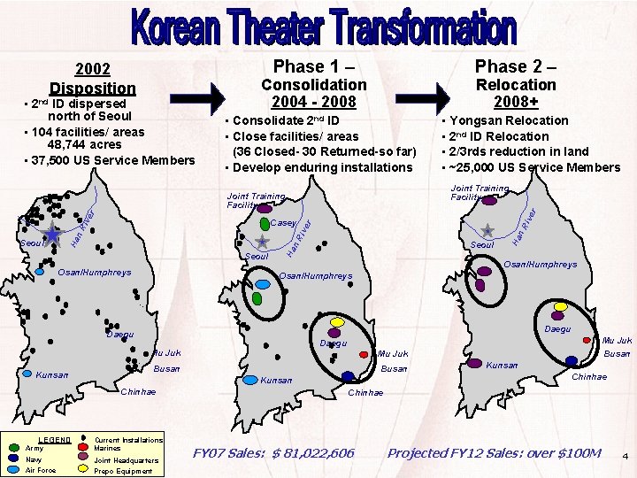 Phase 1 – 2002 Disposition • 2 nd ID dispersed north of Seoul •