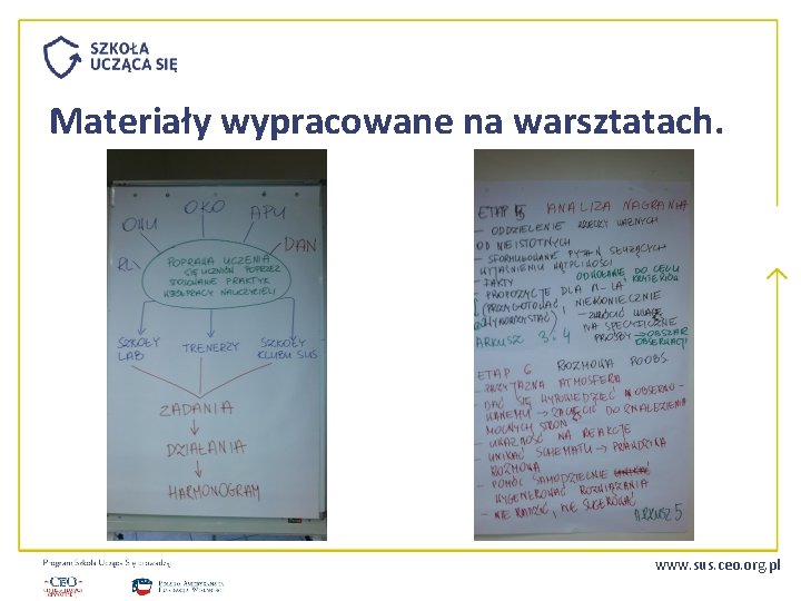 Materiały wypracowane na warsztatach. www. sus. ceo. org. pl 