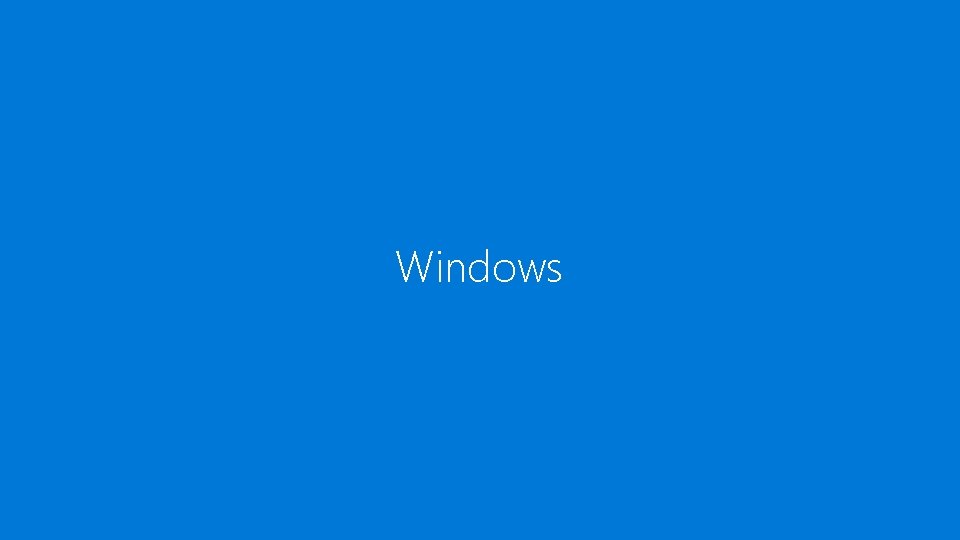 Windows 